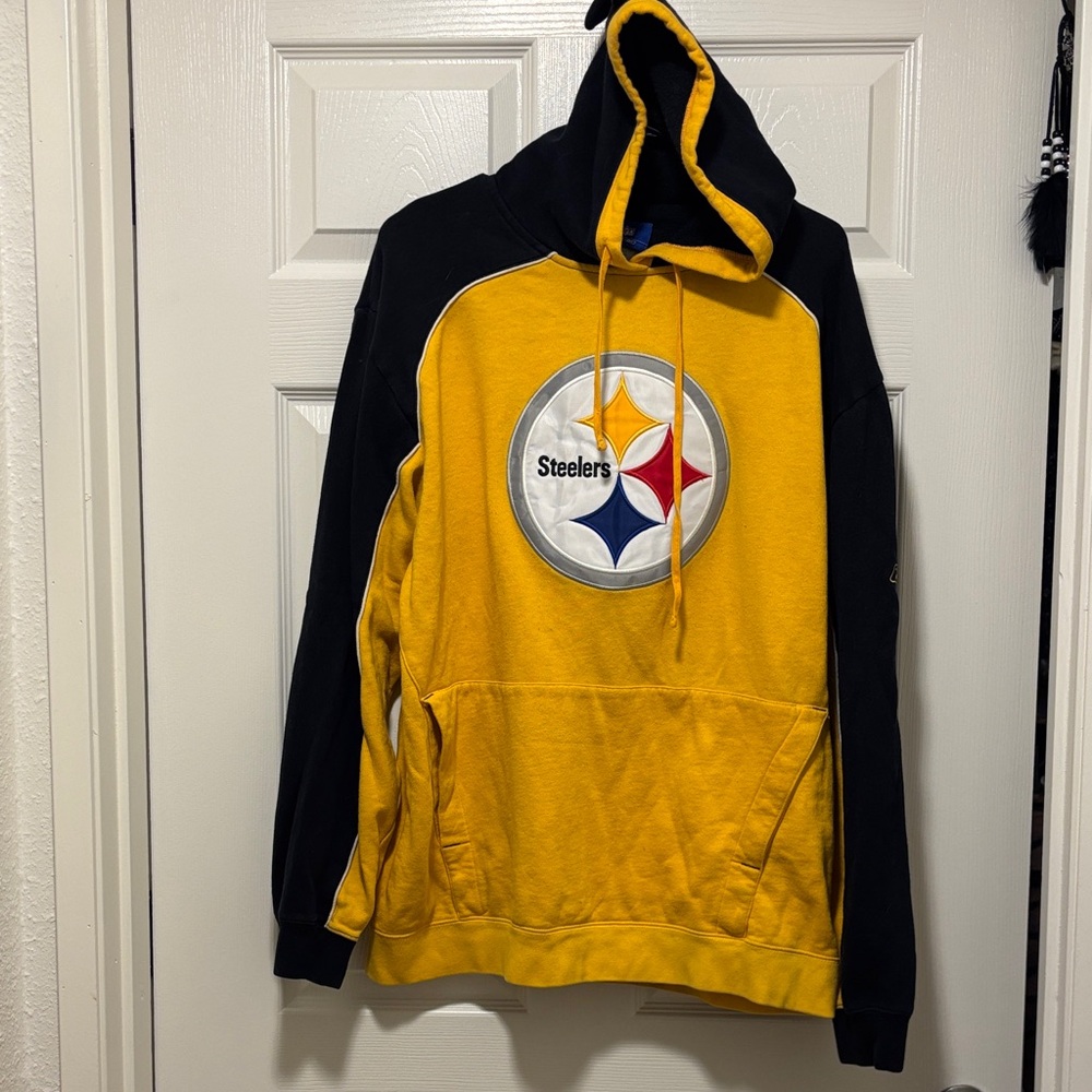 NFL Steelers Black and Yellow Hoodie